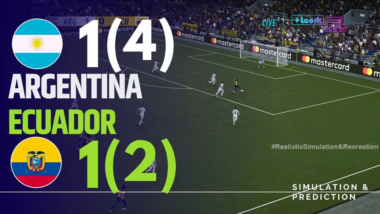 🔴 Argentina vs Ecuador EN VIVO 🏆 ⚽ Partido EN VIVO hoy simulación y