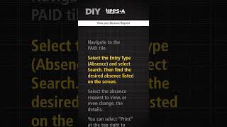 View your Absence Request #teamippsa