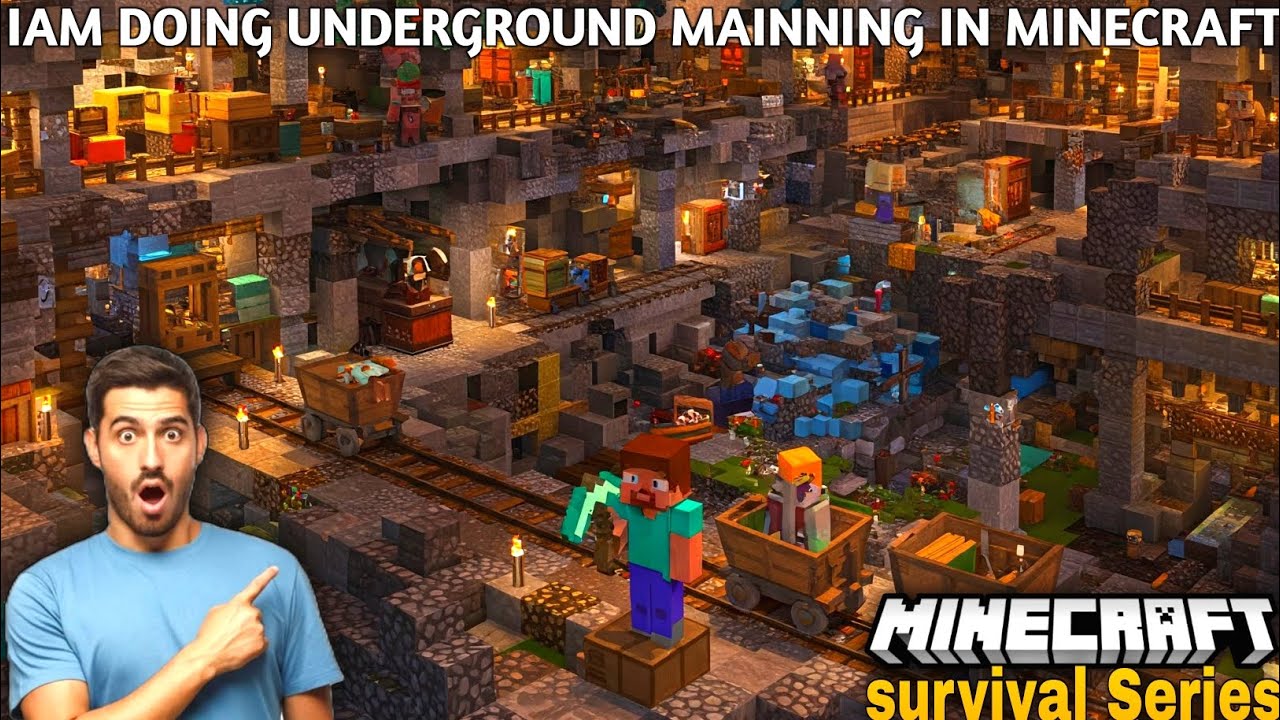 IAM DOING UNDERGROUND MAINNING IN MINECRAFT Episode-24 - YouTube