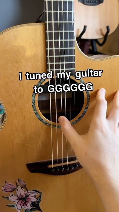 I tuned my guitar to GGGGGG (stream now on Spotify!)