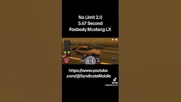No Limit Drag Racing 2.0: Foxbody Mustang 5.67 Second Tune #nolimit2 #dragracing #gaming #foxbody