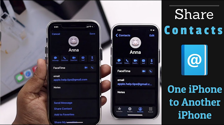 How to transfer all contacts from iphone to iphone via airdrop
