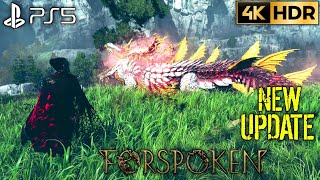 Famous PS5 Forspoken Altered Quinkana Boss Fight 4K HDR | Forspoken Demo Update PS5 Gameplay 4K 60FPS HDR Profile