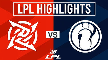 NIP vs IG Highlights ALL GAMES | LPL 2024 Spring | Ninjas in Pyjamas vs Invictus Gaming Up