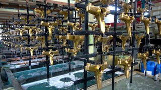 Water Tap Mass Production Process. Korea Biggest Conventional Faucet Factory