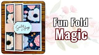 Easy Fun Fold Card Tutorial | Overlapping Tri-Panel Design
