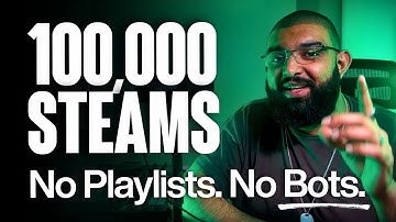 How I Hit 100,000 Spotify Streams For The First Time...(True Story)