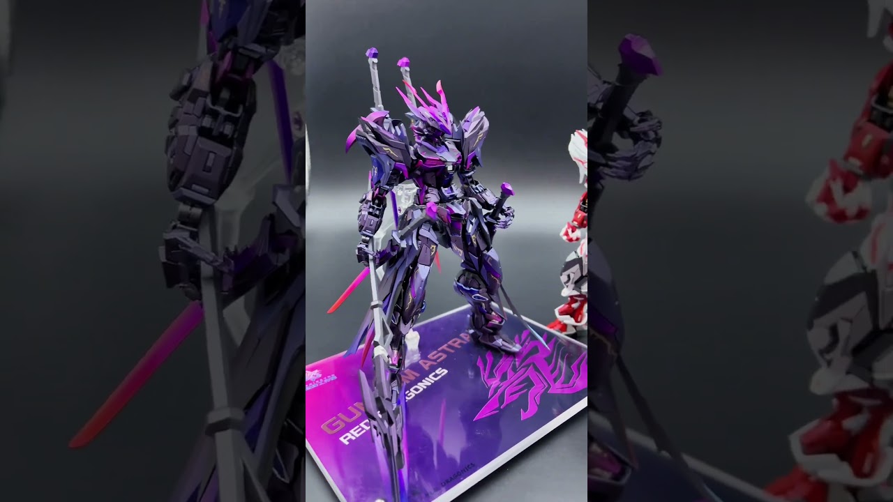 MG Gundam Red frame Dragonic Red and Purple 