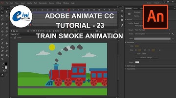 ANIMATE CC TUTORIAL - 23 | TRAIN SMOKE ANIMATION | CCM
