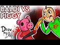 BALDI VS PIGGY (Creepypasta)| Draw My Life en Español