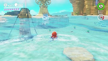 Super Mario Odyssey Part 216- Ocean Bottom Maze Hidden Room