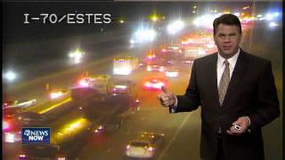 Road work on WB I-70 at Kipling causing delays