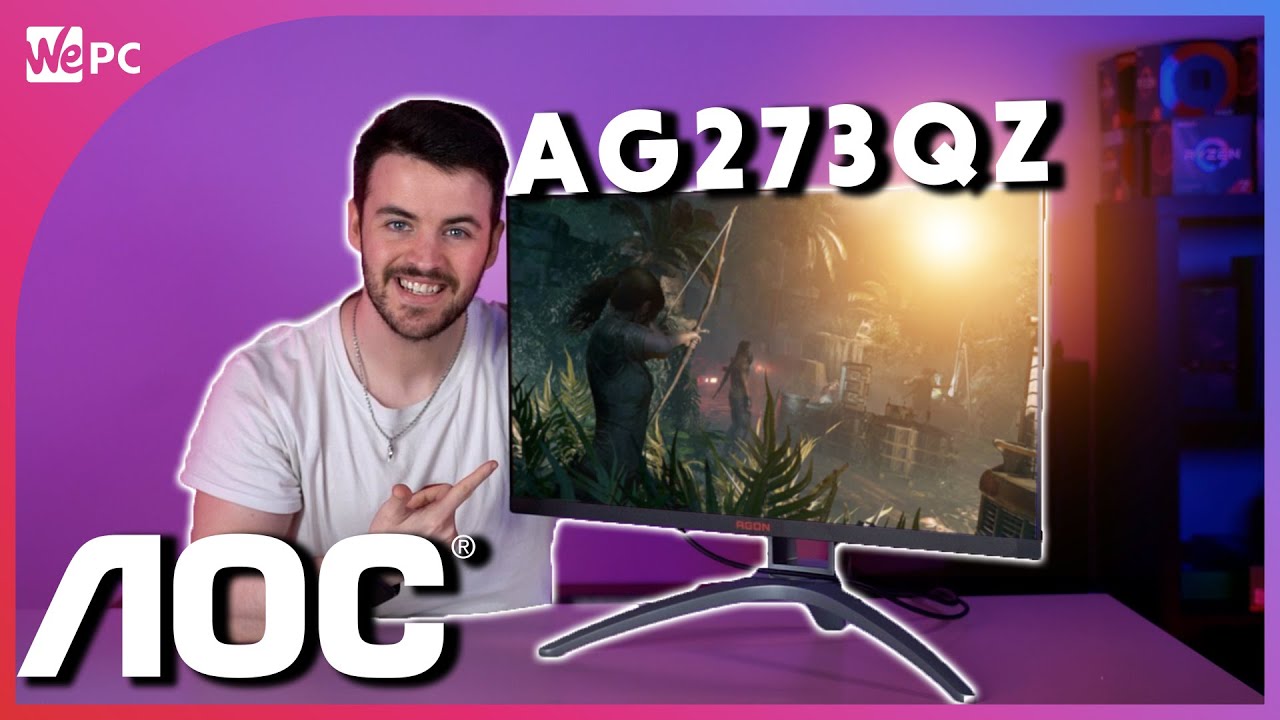 AOC AG273QZ Gaming Monitor Review! - YouTube