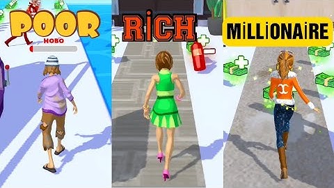 NOOB vs PRO vs HACKER in Run Rich 3D🌈💲🤑