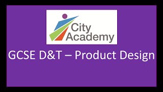 GCSE Design Technology Options Info