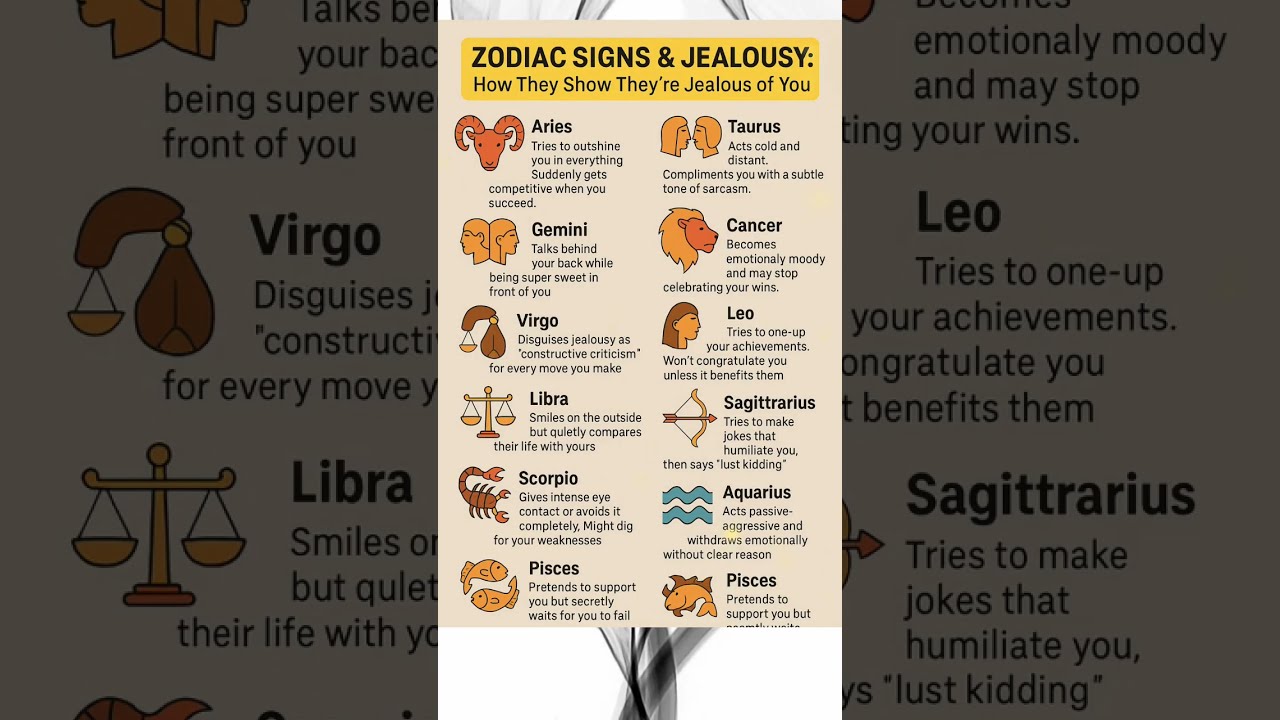 Zodiac Signs And Jealousy Astrology Horoscope Usa