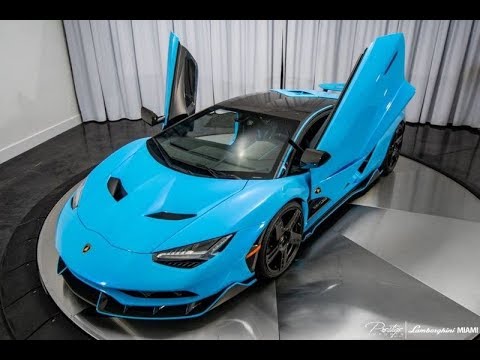 Blu Cepheus Lamborghini Centenario for Sale