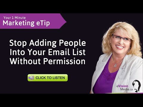 Stop Adding People Into Your Email List Without Permission