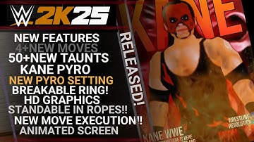 WR3D 2K25 V6 BY FEDERATION ONLINE|CORRECT PYRO TIMING | 100 NEW TAUNTS | RELESTIC WRESTLERS