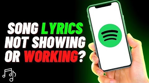 How To Fix Spotify Lyrics Not Showing / Working Error (FIX EASY)