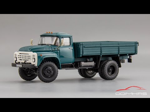 ЗиЛ-130 Бортовой 1982 || DiP Models || Масштабные модели грузовых автомобилей СССР 1:43