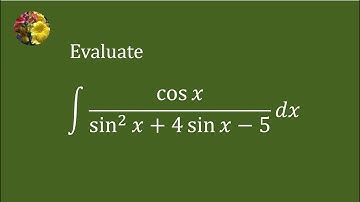 Indefinite Integrals (SMY-MA- calculus with Analytic Geometry - 4.4-21)