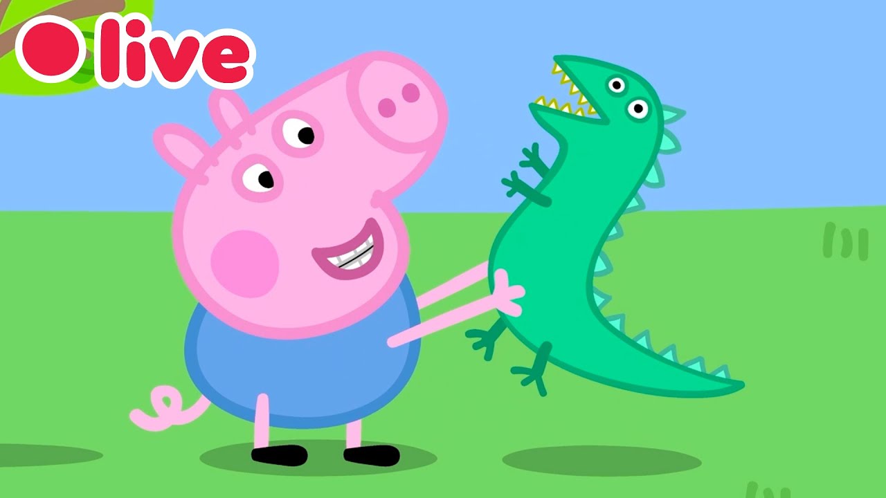 🔴 LIVE! George Pig's MOST Iconic Moments 🦖💙 Peppa Pig FULL EPISODES ...