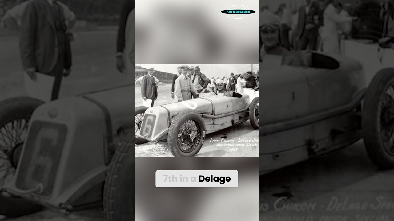 Louis Chiron Won Two Grands Prix—Then Raced at Indy