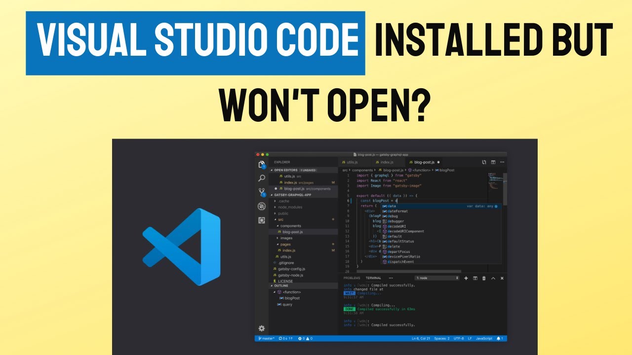 Tutustu 57+ imagen visual studio code not opening