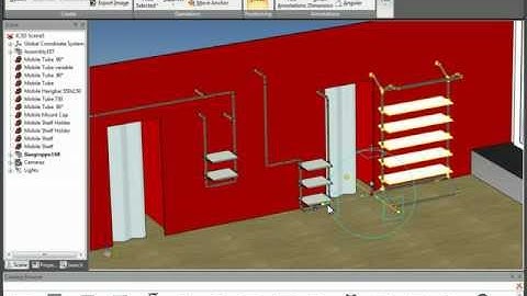 Shop Fixture SmartAssembly in IRONCAD Compose