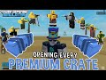 Opening every PREMIUM SKIN CRATE!! Tower Defense Simulator - ROBLOX