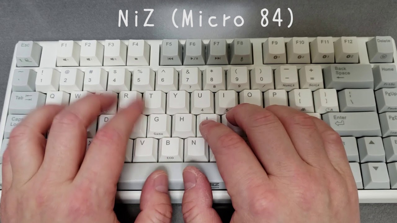 NiZ （Micro 84）タイピング YouTube