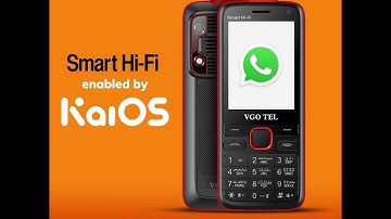 #VGOTEL Smart Hi-Fi" Enabled by KaiOS.2.8"Screen 4GB RAM 512MB ROM Dual SIM 3G Wifi Hotspot #YouTube