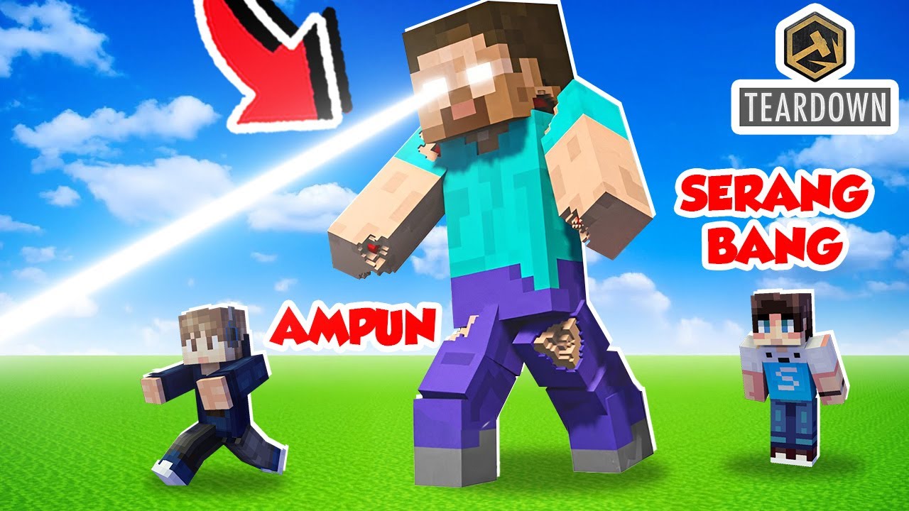 AKU SIKSA ODO KENTANG PAKE HEROBRINE DI TEARDOWN!!!