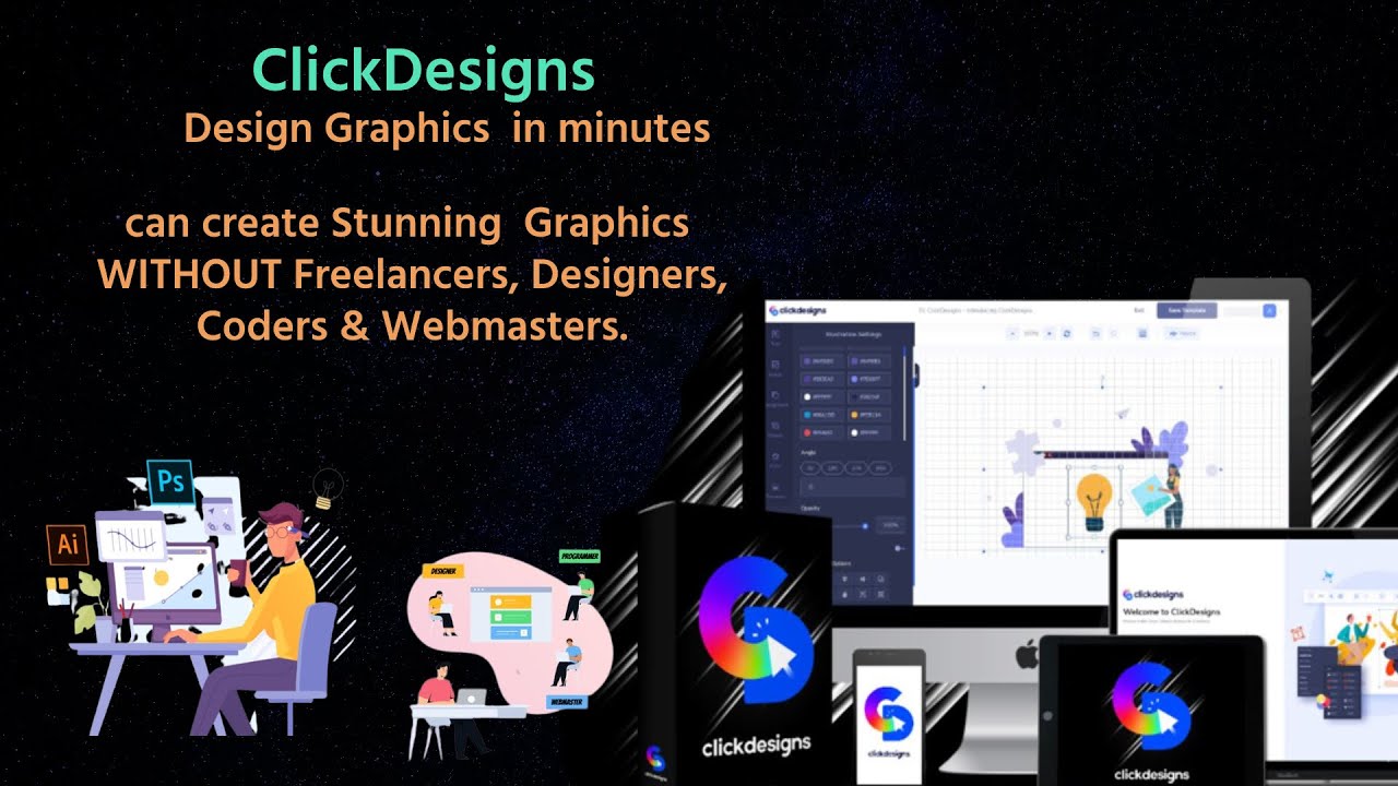 ClickDesigns Review : |Design Graphics  in minutes