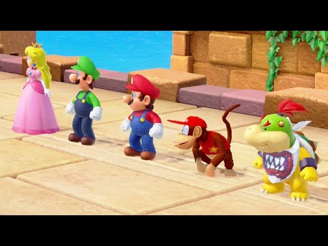 Super Mario Party - Diddy Kong Bowser Jr. Vs Donkey Kong Bowser (Master ...