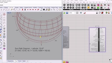 19 - Grasshopper - Sun Path Diagram