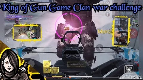 King of Gun Game Clan war challenge in Gun Game Moshpit COD mobile