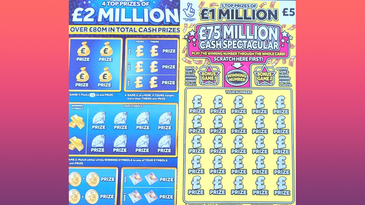 £10 MIX OF £5 LOTTO SCRATCH CARDS 1 National Lottery ScratchOff YouTube