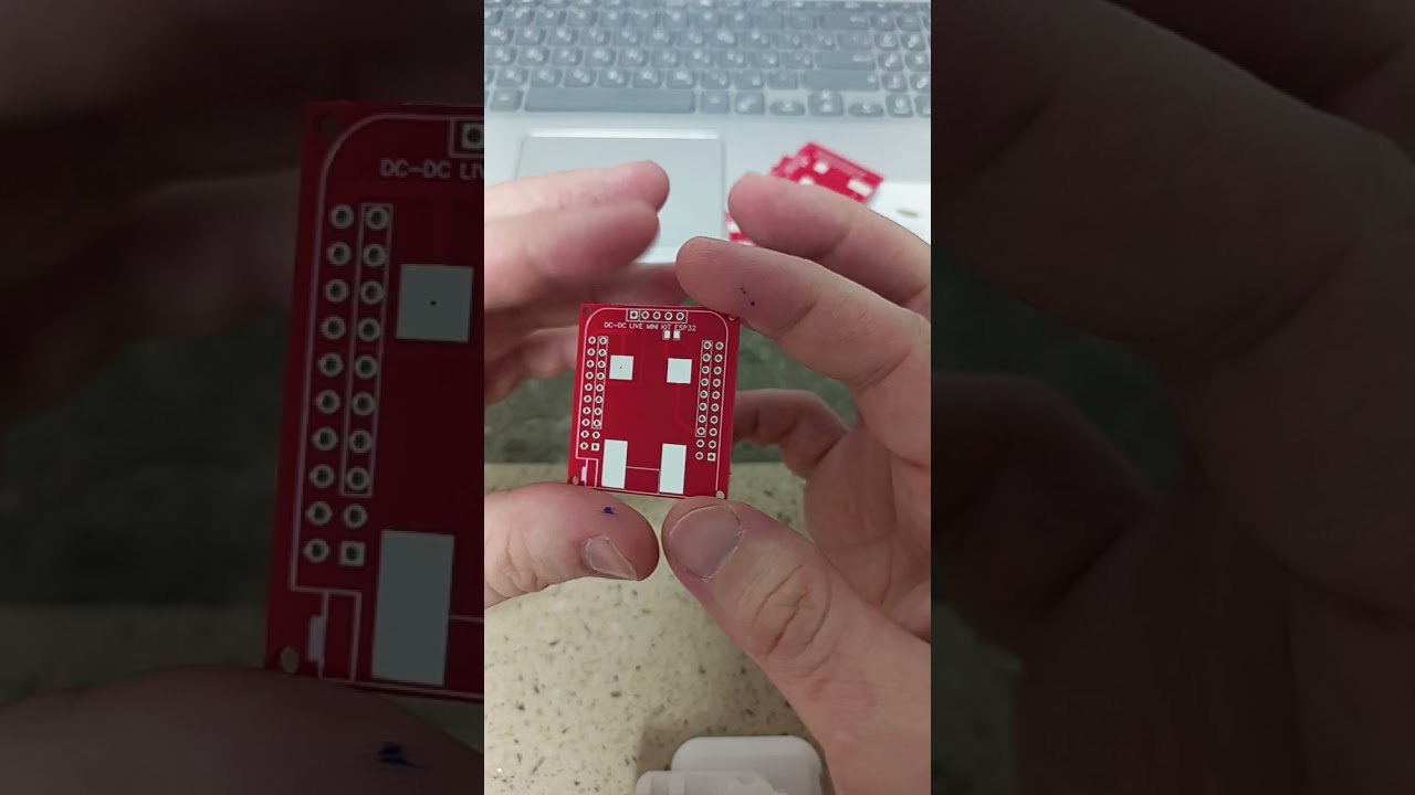 Макетные платы для BLE датчиков  температуры и открытия дверей своими  руками на ESP32