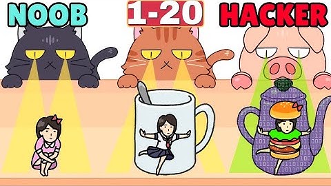 Hide and Seek Cat Escape Gameplay Walkthrough Level 1-20 iOS Android Gifts Unlock Hack