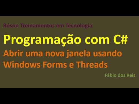Programação em C# - Abrir nova janela a partir de um form usando threads
