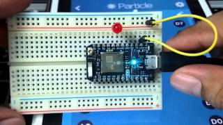 Play Photon via mobile app, write code and ota update from Particle Build