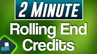 Filmora Tutorial : How to Add Rolling End Credits