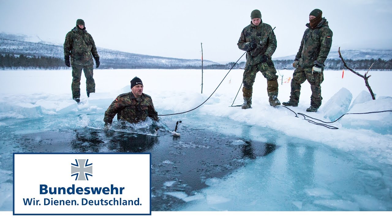 Überleben – Soldaten der Bundeswehr brechen ins Eis ein – "Eiskristall" in Norwegen Teil 1/2