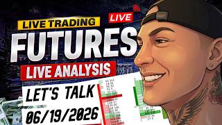 Live Futures Trading (CALL IN LIVE)🔴 NQ &amp; GOLD Trading 06/19/2026