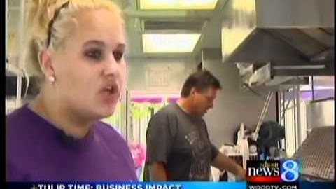 Fewer tulips means fewer customers