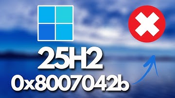 Version 25H2 Not Installing Error Code 0x8007042b In Windows 11 FIX✅