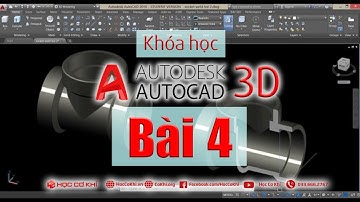 [hoccokhi] học autocad 3d bài 4: truy bắt điểm trong autocad 3d