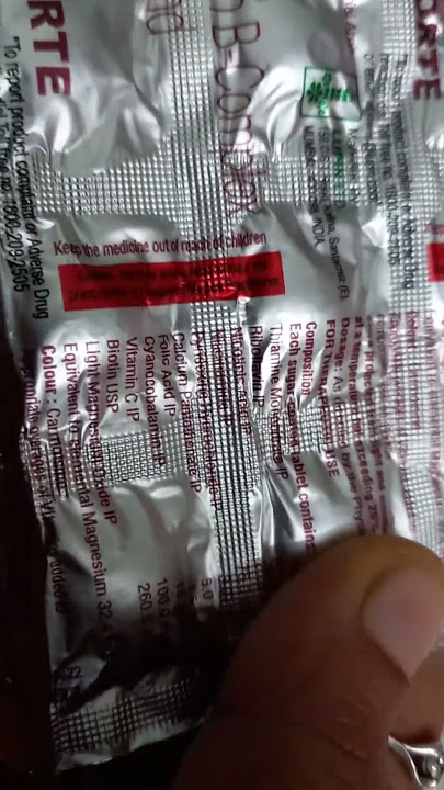 Pharmacology BEPLEX FORTE Vitamin b complex tablet